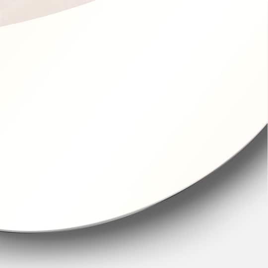 Designart - Terracotta and Ivory Shapes with Scuff Effect